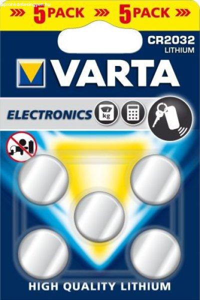 Elem varta cr2032 3v / 5db/csomag / 015/369 / elektromos 