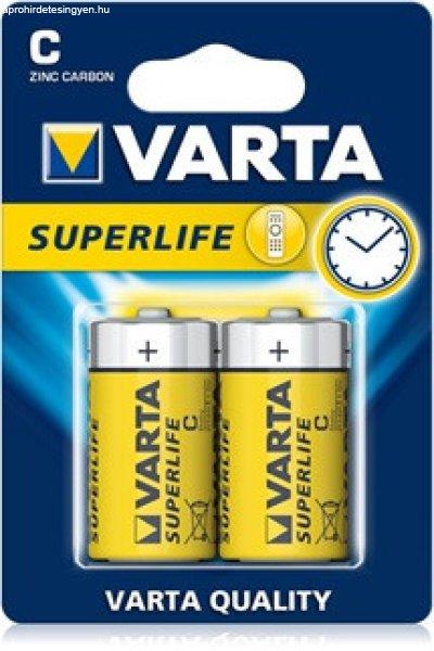 Elem varta superlife sárga baby 2db super heavy duty elektromos