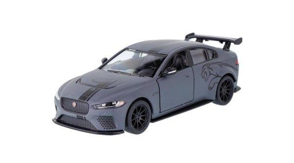 Makett autó, 1:38, Kinsmart, Jaguar XE SV Project 8, szürke