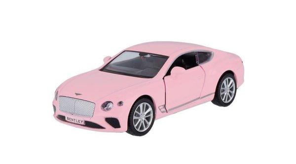 Makett autó, 1:32, RMZ Bentley Continental GT 2018, rózsaszín