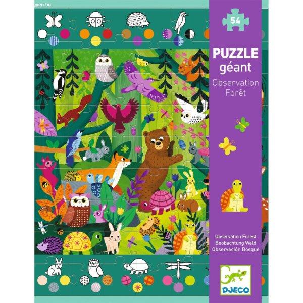 Nyüzsgő erdő - Megfigyelő óriás puzzle - Observation forest - DJ07149