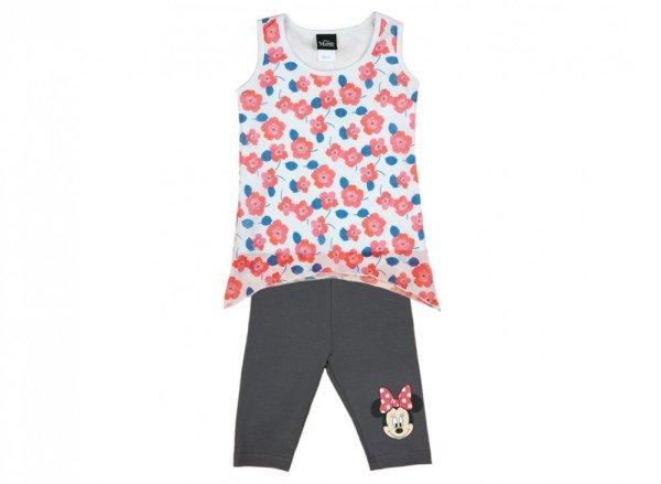 Disney Minnie lányka 2 részes ujjatlan-3/4 leggings szett