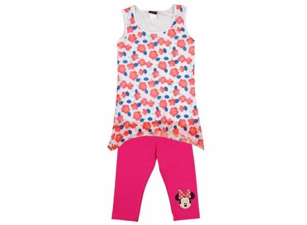 Disney Minnie lányka 2 részes ujjatlan-3/4 leggings szett