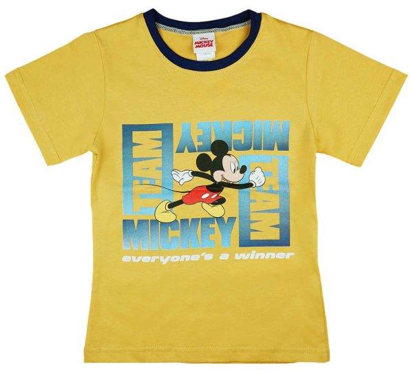 Rövid ujjú kisfiú póló Mickey egér mintával