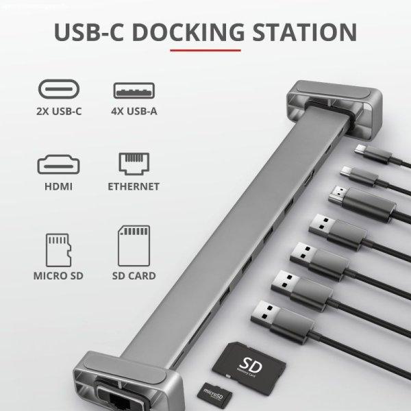 Trust Dalyx Aluminium 10-in-1 USB-C Multi-port Dock