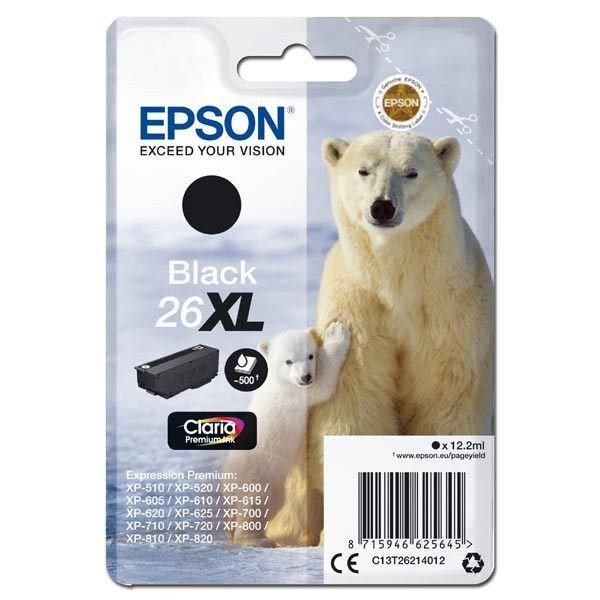 Epson T2621 (26XL) Black tintapatron