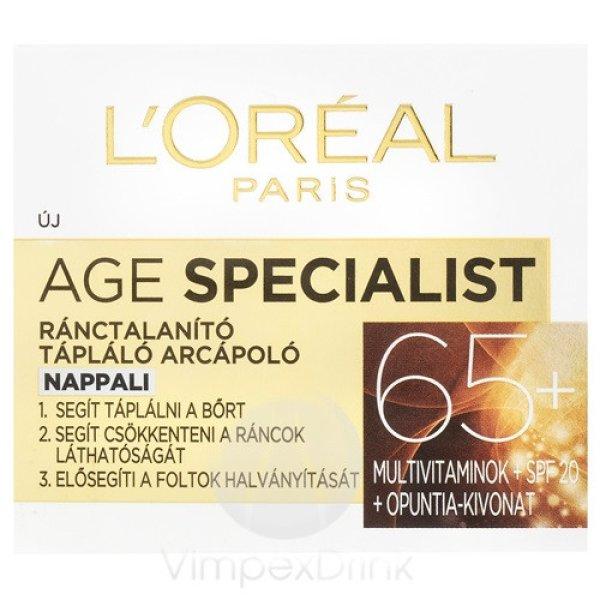 L'Oreal AgeSpecialist nappali arckrém 65+ 50ml