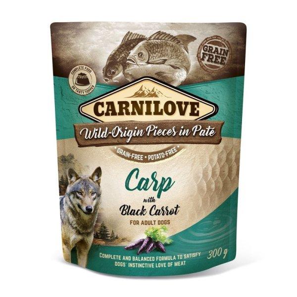 Carnilove Dog tasakos Paté Carp with Black Carrot - Ponty fekete répával 300g
HU