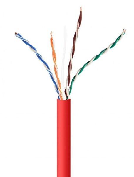 Gembird CAT5e U-UTP Installlation cable 305m Red