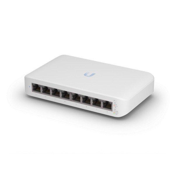 UBiQUiTi Switch 8x1000Mbps (4xPOE+), Menedzselhető, Falra rögzíthető,
Asztali - USW-LITE-8-POE