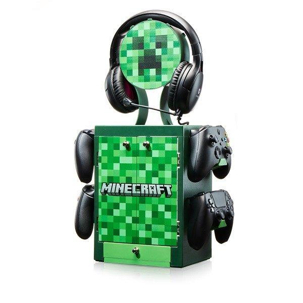 NUMSKULL PS5/XBOX Series Minecraft LED-világítású játéktartó szekrényes
állvány