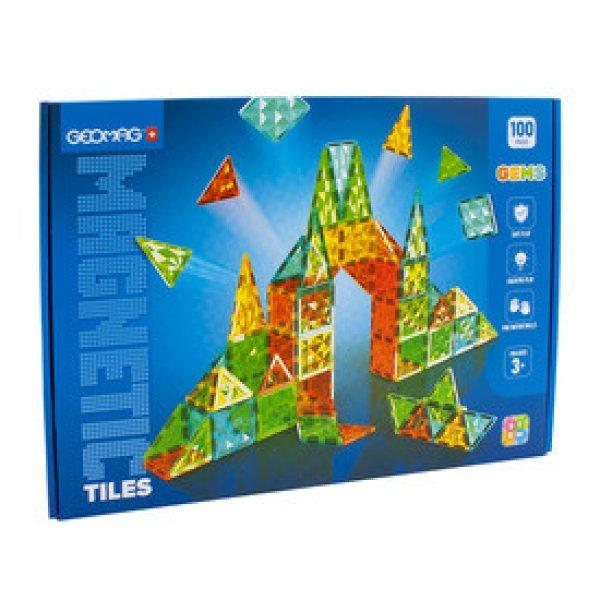 Geomag Magnetic Tiles Gems 100