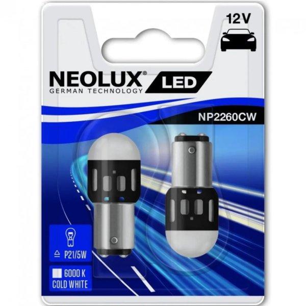 Np2260cw ba15s 1.2w led /21w/5w-os helyett/ 6000k izzók neolux *