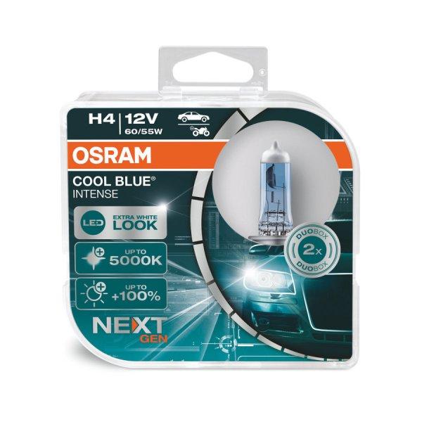 64193cbn-hcb 2db osram 12v h4 60/55w cool blue izzók