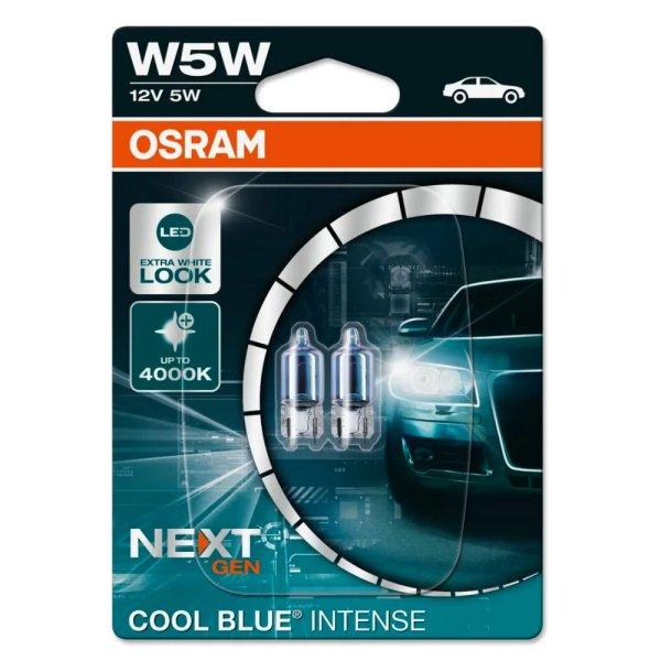 2825cbn-2db osram 12v/5w w2.1x9.5d foglalat nélkül izzók