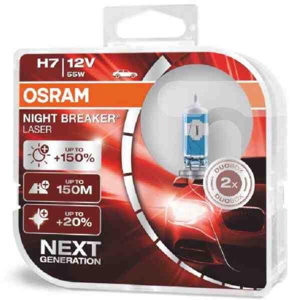 64210nl-2db osram 12v h7 +150% izzók