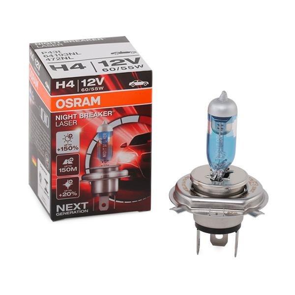 64193nbs-1db osram 12v h4 60/55w +100% izzók