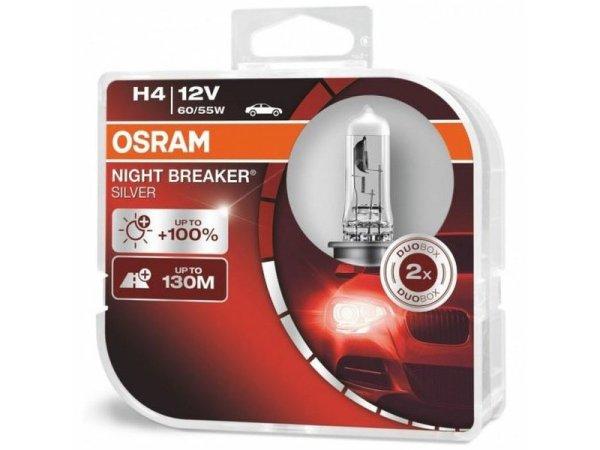 64193nbs-2db osram 12v h4+100% izzók