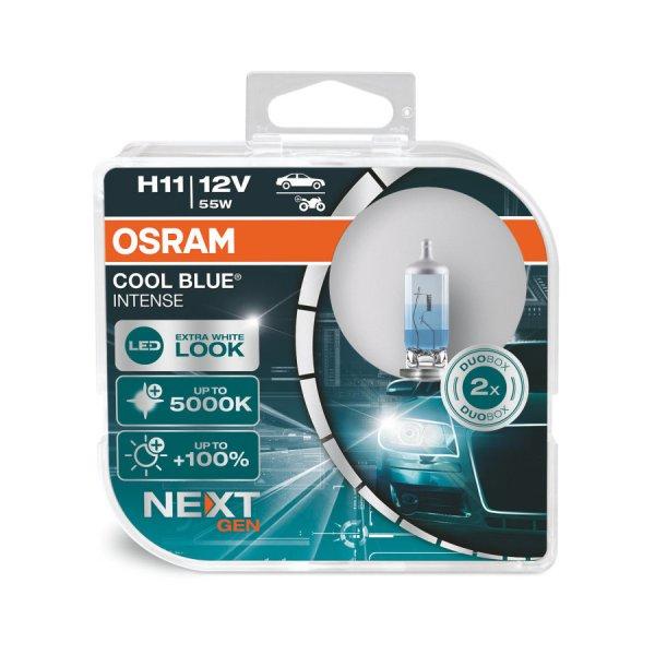 64211cbn-2db osram 12v h11 55w intense izzók *