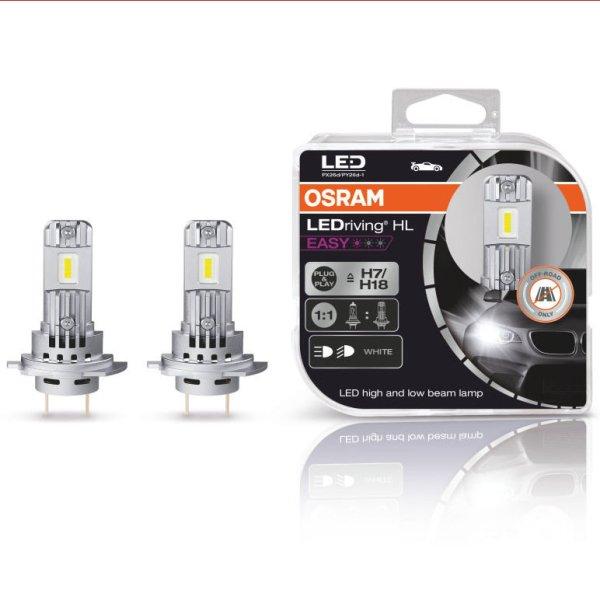 64210dwesy-hcb -2db osram h7/h18 ledriving hl easy led izzók