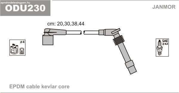 Opel gyujtókábel grt. odu230 1612651 53-0041 gyujtókábelek *