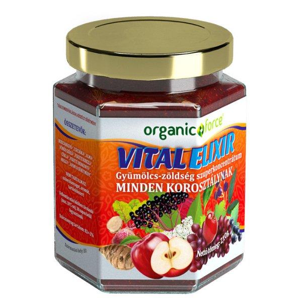 Organic force vital elixír gyümölcs-zöldség szuperkoncentrátum minden
korosztálynak 210 g