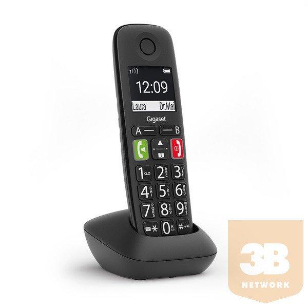 GIGASET ECO DECT Telefon E290HX fekete, bázisállomás nélkül