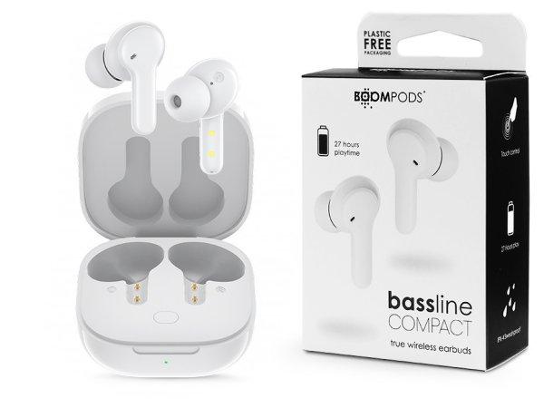 Boompods TWS Bluetooth sztereó headset v5.0 + töltőtok - Boompods Bassline
Compact TWS with Charging Case - fehér