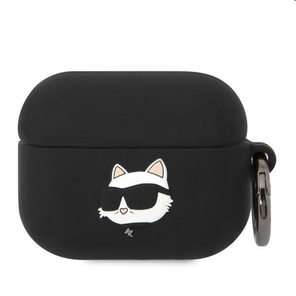 Karl Lagerfeld 3D Logo NFT Choupette Head szilikontok Apple AirPods Pro
számára, fekete