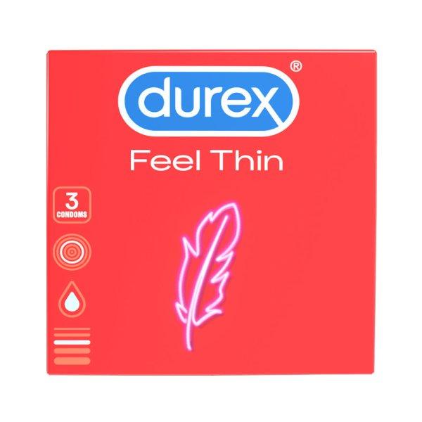 Durex Feel Thin - élethű érzés óvszer (3db)