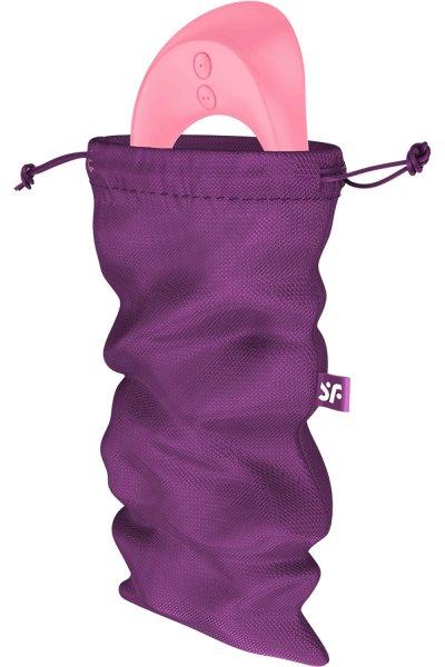 Satisfyer Treasure Bag - diszkrét tároló táska - közepes (lila)