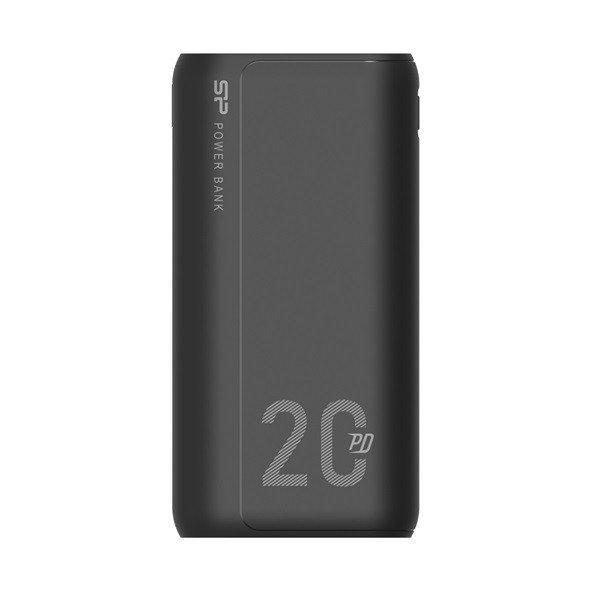 Silicon Power Akkubank - 20000mAh QS15 PowerBank Fekete (USB1: DC 12V/1.5A,
USB2:DC 12V/1.5A, USB3:Type-C :DC 12V/1.5A)