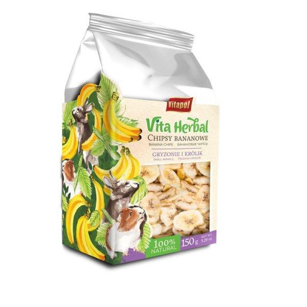 Vitapol Vita Herbal Kisállatoknak Banán Chips 150g