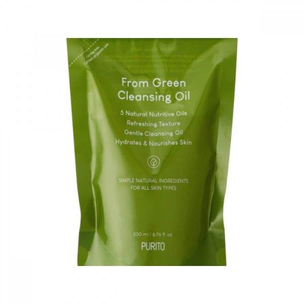 PURITO Gyengéd tisztító arcolaj From Green -
utántöltő (Cleansing Oil Refill) 200 ml