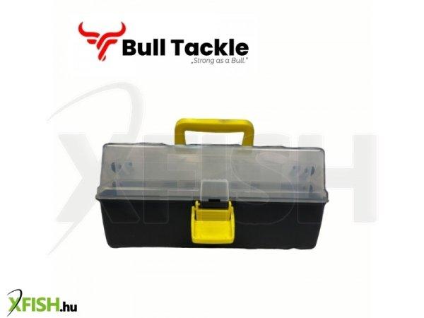 Bull Tackle Szerelékes Horgász Láda Sárga 30x18x15cm