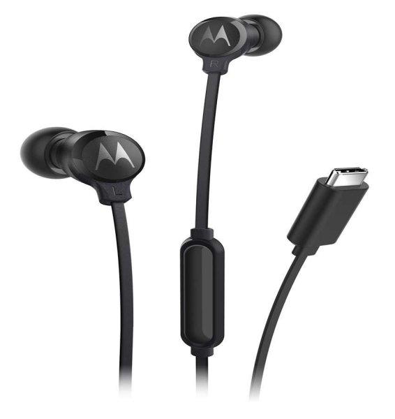 Motorola Earbugs 3C-S USB Type-C vezetékes headset mikrofonnal | Fekete