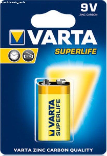 Elem varta superlife / super heavy duty 9v sárga elektromos