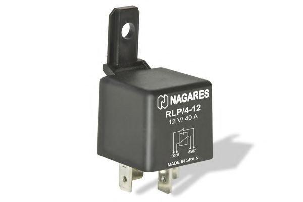 Relé nagares 4 lábú rlp/4-12 12v/40a mr 54 elektromos