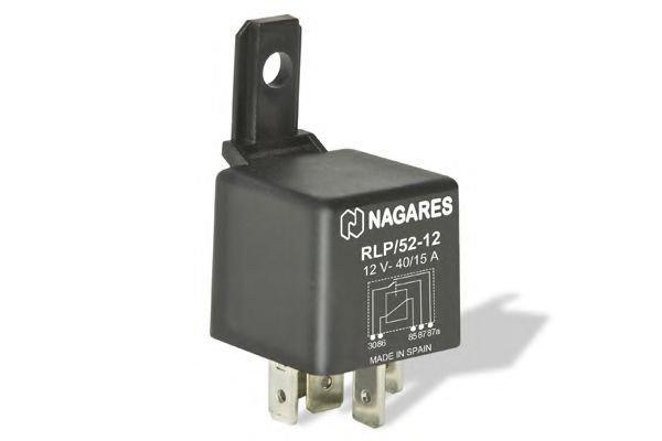 Relé nagares 5 lábú rlp/52-12 12v/40a/15a mr 63 elektromos