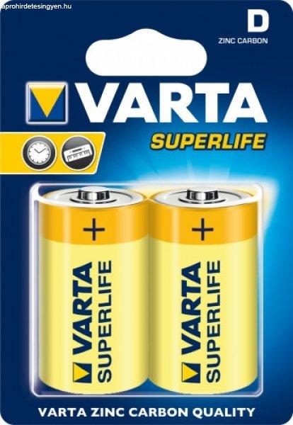 Elem varta heavy duty / superlife sárga góliát 2db elektromos