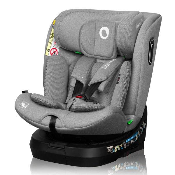 Lionelo Brave I-Size 360°-ban forgatható ISOFIX gyermekülés (40-150 cm) -
Grey Stone