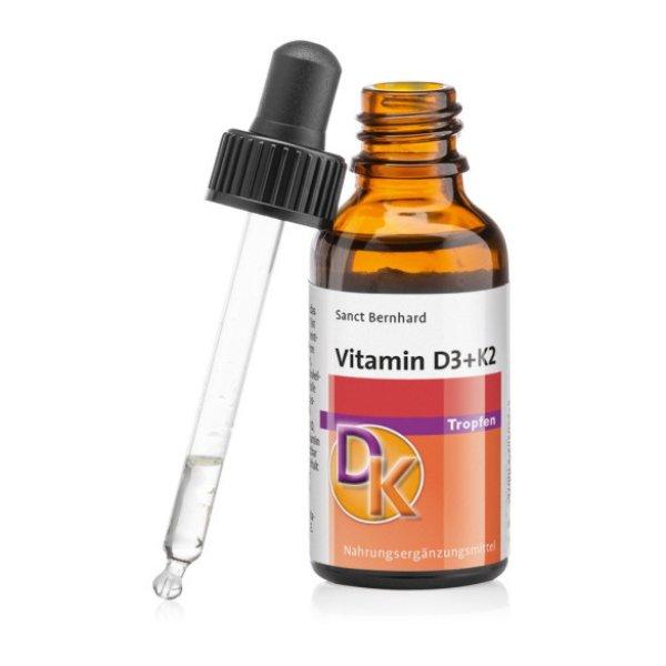 Sanct Bernhard D3-vitamin+K2 csepp (30ml)