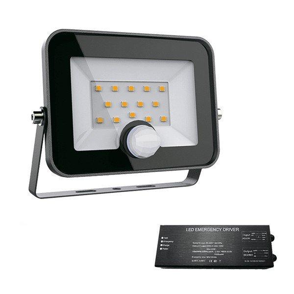 VEGA SLIM SMD LED REFLEKTOR 50W SZENZOROS+SÜRGŐSSÉGI KÉSZLETTEL 98VEGA50SSE