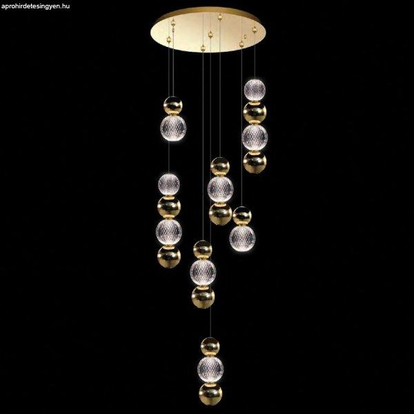 DIAMOND LED PENDANT 28W 3000K, GOLD