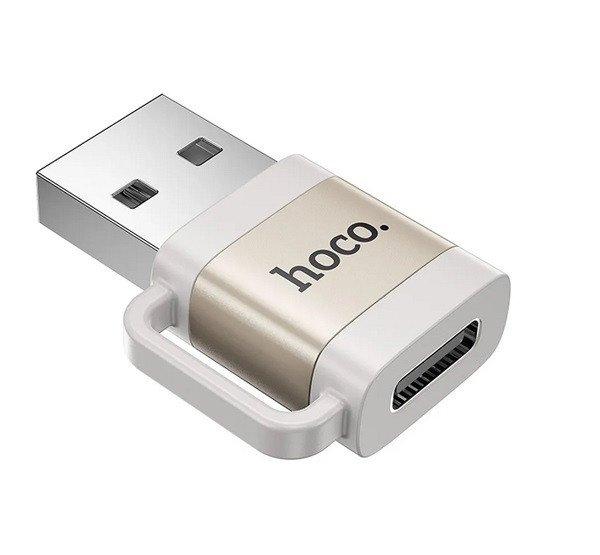 HOCO adapter (USB - Type-C aljzat, adatátvitel és töltés, OTG)
VILÁGOSSZÜRKE