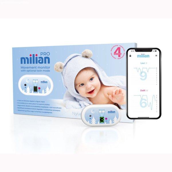 Milian légzésfigyelõ PRO Bluetooth Twins 4db érzékelõlappal