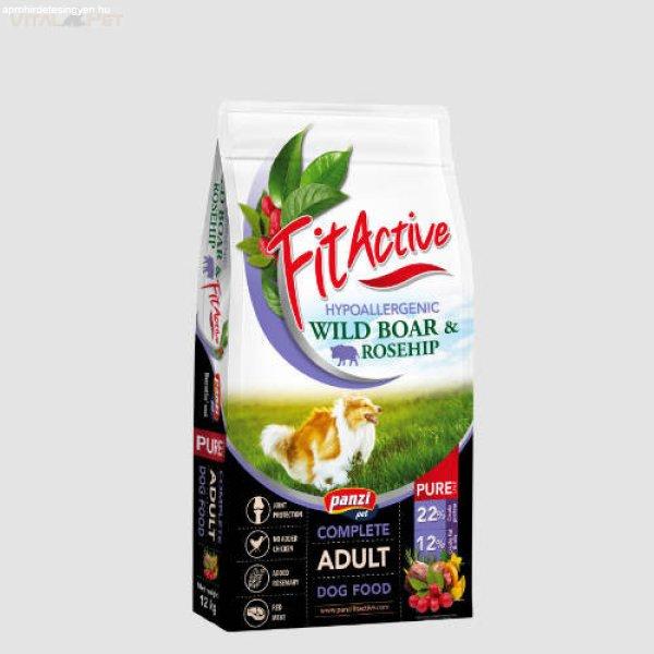 Panzi FitActive PURE 12 kg Hypoallergenic WILD BOAR - ROSEHIP
(vaddisznó,csipkebogyó)