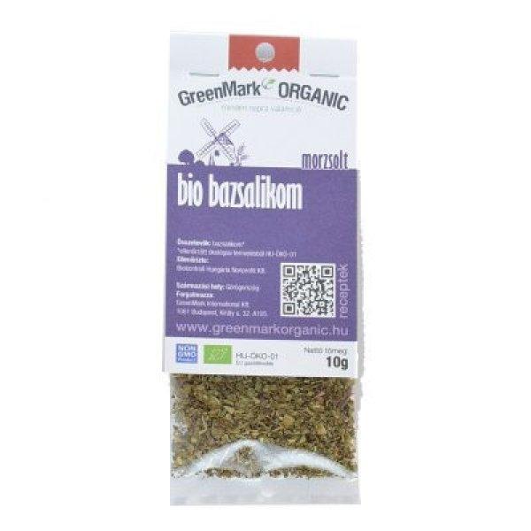 Greenmark bio bazsalikom morzsolt 10 g