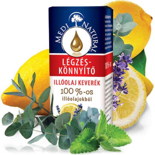 Medinatural légzéskönnyítő 100% illóolaj keverék 10 ml