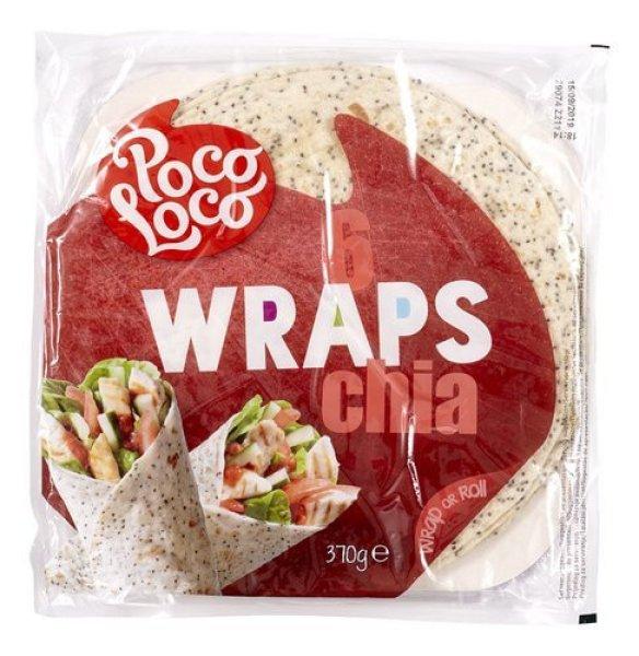 Poco Loco tortilla chia magos 370 g